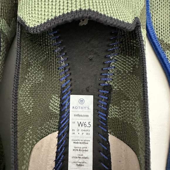 Rothy’s Camo Loafers 6.5 - Picture 5 of 7